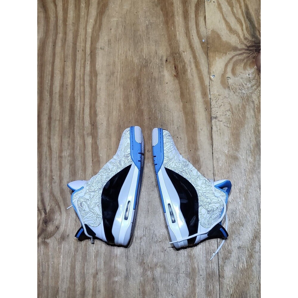 Nike Air Jordan Dub Zero Black White UNC Blue 311046-114 Men 9 - Picture 2 of 10